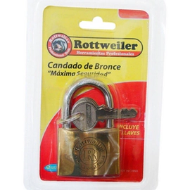 CANDADO DE BRONCE PESADO 30MM ROTTWEILER EVOL0077