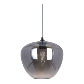 Colgante Aperol 1 Luz E27 Diam 28Cm Alto 25Cm Vidrio Humo