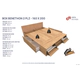 Cama Box 2 Plazas Queen Mosconi 160 x 200 Benethon Grei