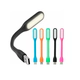 Linterna USB Portatil Para Notebook 1,2W Silicona Flexible Amarillo