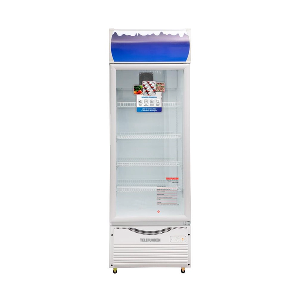 HELADERA TELEFUNKEN TFK-EX395 395L EXHIBIDORA BLANCA