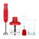 LICUADORA DE MANO KANJIHOME KJH-BL1000HB02 3 EN 1 MINIPIMER 1000W ROJA