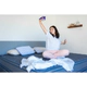 COLCHON 200X200X27 - PURPLE - FIRM PRO EURO PILLOW - ESPUMA ALTA DENSIDAD
