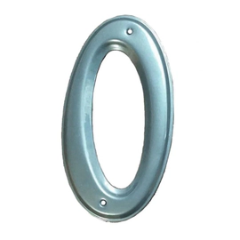 NUMERO 0 PARA DOMICILIO COLOR ALUMINIO SC