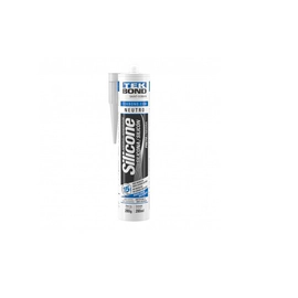 CARTUCHO DE SILICONA NEUTRA NEGRA 280G USO GENERAL TEK BOND