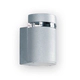 Aplique Lampara Exterior Oda I Aluminio 220V Plata