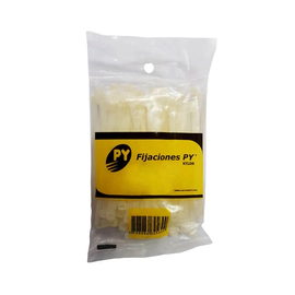 PRECINTOS BLANCOS X 100 UNIDADES 3.6X200MM PY