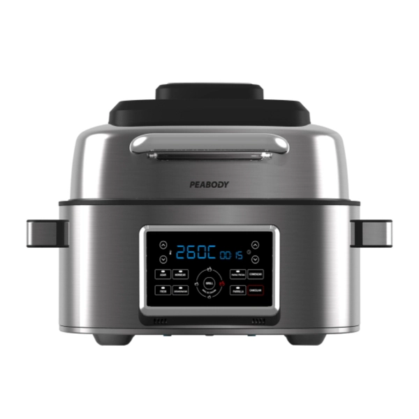 FREIDORA PEABODY PE-AFG01IX - INOX SIN ACEITE 6LTS 1600W