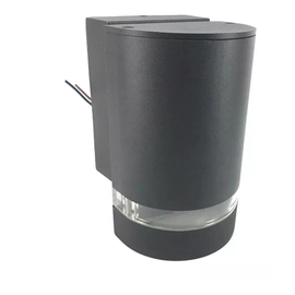 Aplique Lampara Exterior Oda I Aluminio 220V Negro