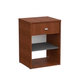 Mesa De Luz Mosconi Milenial 1 Cajón Melamina Tabaco