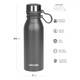 Botella Térmica Waterdog BUHO600DGF 600 ml Dark Grapithe