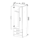 PLACARD NORDICA ORLANDI VE 3545 BAHIA - VENECIA 2 PUERTAS 2 CAJONES