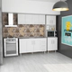Aparador Columna Cocina Mosconi 4 Puertas Organizador Blanco