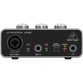 Interfaz De Audio Berhinger Um2 U-Phoria 2In / 2Out + 48