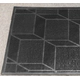 Felpudo Entrada De Goma Negro 40 x 60