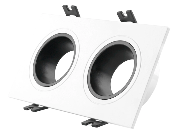 Spot Embutido Rectangular Dicroica Matt2 Antidesl Gu10 173 X 93 X 29 Mm Blanco