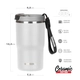 Vaso Doble Pared Waterdog CLYDE480WH 480 ml Acero Blanco