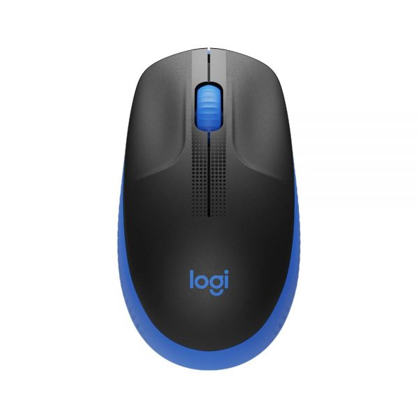 Mouse Inalámbrico Logitech M190 Azul Y Negro