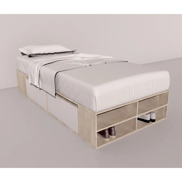 Box Juvenil 90x190 4 Cajones Tables 6440 Everest Blanco