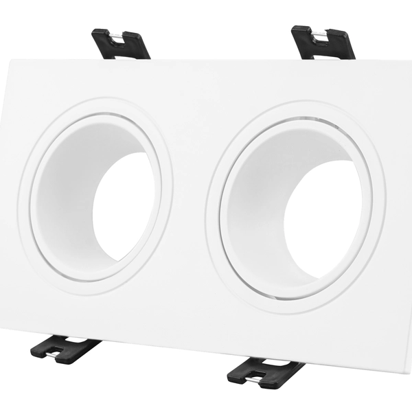Spot Embutido Rectangular Dicroica Matt2 Antidesl Gu10 173 X 93 X 29 Mm Blanco