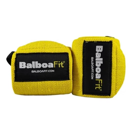 Muñequeras Elasticas Balboafit Fitness Amarillo M Gimnasio Gym