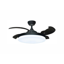 VENTILADOR DE TECHO LAFTDREN 428B 6 VELOCIDADES LED 24W NEGRO