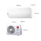 AIRE ACONDICIONADO LG S4-W18KL31A DUAL COOL - INVERTER 4500F5232W FC WIFI BLANC