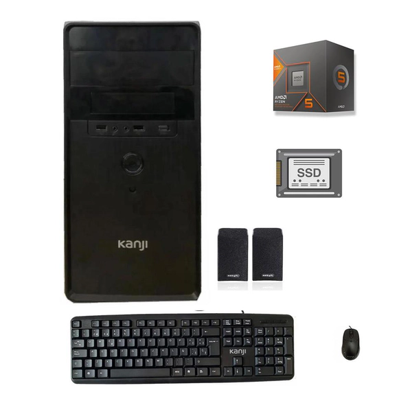 PC ARMADA AMD RYZEN 5 8600G 16GB SSD 480GB TECLADO MOUSE PARLANTE