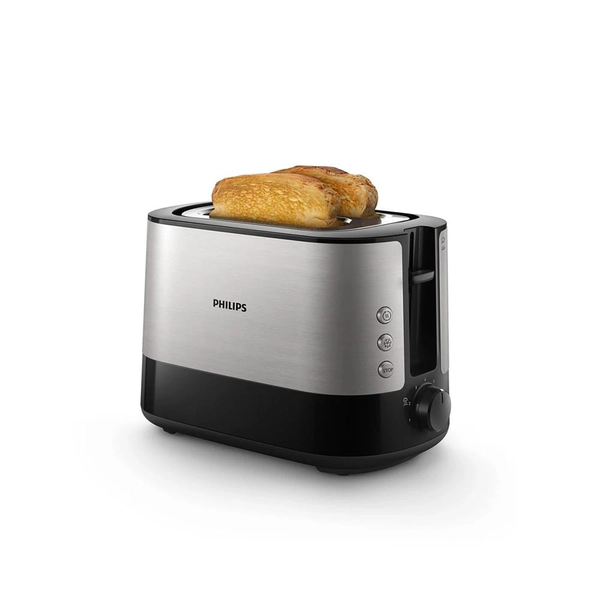 TOSTADORA ELECTRICA PHILIPS HD2637/90 2 RANURAS 860W METAL