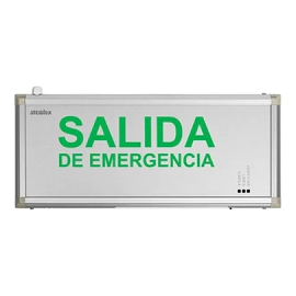 Cartel De Salida De Emergencia Luminoso A Leds Atomlux