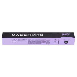 Capsulas Macchiato Forte Compatible Nespresso X 10 Unidades