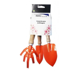 Set de 3 Herramientas Para Jardin KLD JJ5003 Acero