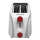 Tostadora Black And Decker Tr200 2 Rebanadas Blanca