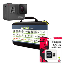 COMBO GOPRO HERO SMOKY + KIT 50 IN 1 + MICROSD 32GB KINGSTON CANVAS