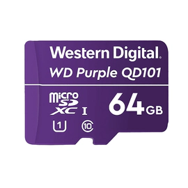 TARJETA DE MEMORIA MICROSD 64GB WESTERN DIGITAL PURPLE