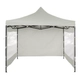 Gazebo con Paredes Laury 800 D 3x3 mts Plegable Blanco