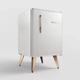 HELADERA WHIRLPOOL WRA08CBDIM 76L COMPACTA VINTAGE CLASE A BLANCA