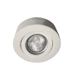 Semi Spot Embutido Redondo Blanco 7W Calido