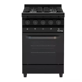 COCINA SAHO KURO 550 - VISOR 4 HORNALLAS NEGRO PLANCHA DE ACERO (180000-1)