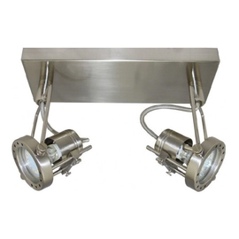 Linea Robot Ii Gu10 Aluminio Platil