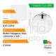 Colgante Jems Cristal Redondo 300Mm E27 Transparente