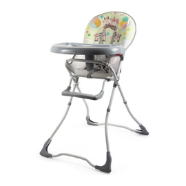 Silla De Comer Para Bebe Plegable Con Sistema De Tijera Verde
