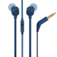 Auriculares In Ear Jbl T110 3.5mm Azules Manos Libres