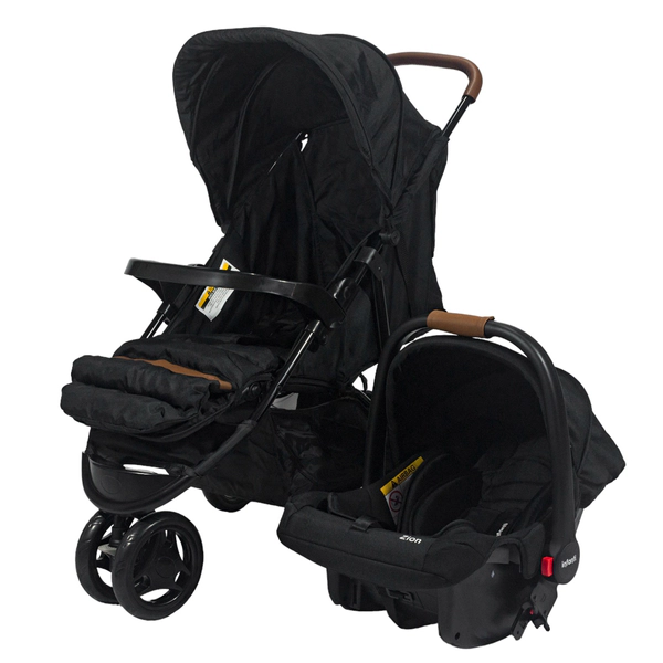 Cochecito Jogger Breeze 3 Ruedas Negro Infanti