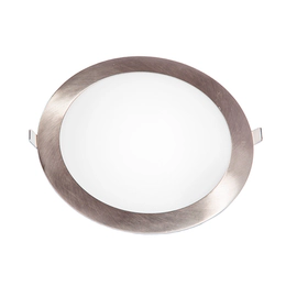 Embutir Redondo Moderno Calido LGP 18W 220V Plata
