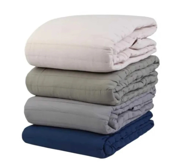 Cubrecama 2 1/2 Plaza Brescia Quilt Washed Cobalto