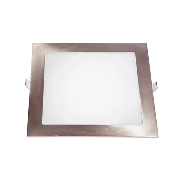 Embutir Cuadrado Moderno Calido LGP 18W 220V Plata