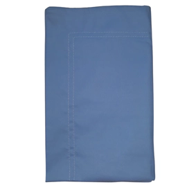 Funda almohadón con volado 50x50 celeste