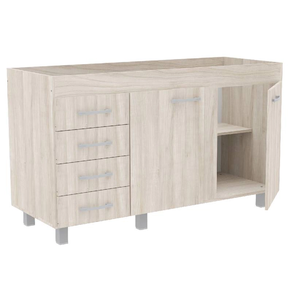 BAJOMESADA ORLANDI AB 631 PREMIUM - ABEDUL 2 PUERTAS 4 CAJONES