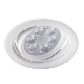Spot Embutir Led Redondo Blanco Led 5W Calido